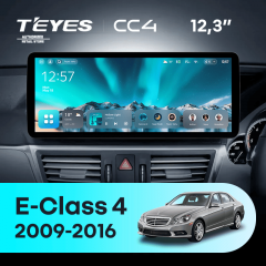 Штатная магнитола Teyes CC4 12.3" 6/64 Mercedes-Benz E-Class 4 W212 S207 A207 S212 C207 (NTG 4.5) (2009-2016) Правый руль Universal