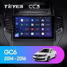 Штатная магнитола Teyes CC3 6/128 Geely GC6 1 (2014-2016)