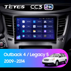 Штатная магнитола Teyes CC3 2K 6/128 Subaru Legacy 5 (2009-2014)