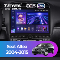 Штатная магнитола Teyes CC3 2K 6/128 Seat Altea (2004-2015) (13" с кнопками)