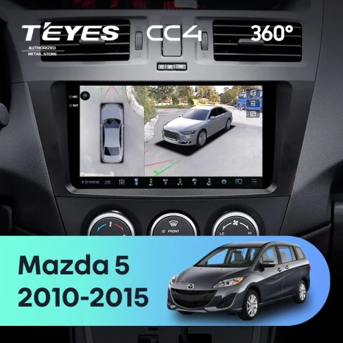 Штатная магнитола Teyes CC4 360 6/64 Mazda 5 3 CW (2010-2015)
