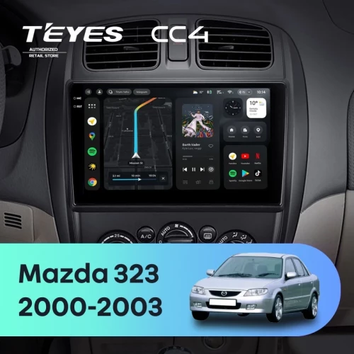 Штатная магнитола Teyes CC4 6/64 Mazda 323 BJ (2000-2003)
