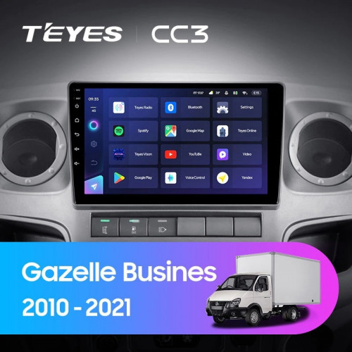 Штатная магнитола Teyes CC3 4/64 GAZ Gazelle Busines (2010-2021) F2