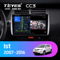 Штатная магнитола Teyes CC3 4/64 Toyota Ist XP110 (2007-2016)