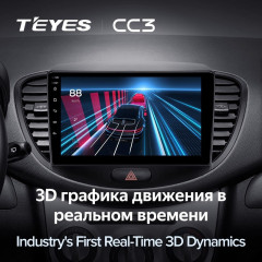Штатная магнитола Teyes CC3 4/64 Hyundai i10 (2007-2013)