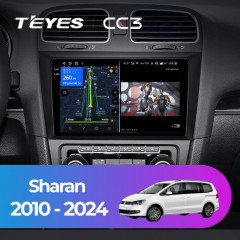 Штатная магнитола Teyes CC3 6/128 Volkswagen Sharan (2010-2024)