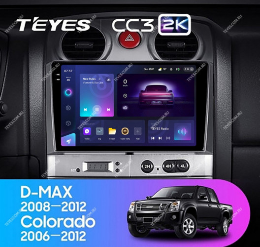 Штатная магнитола Teyes CC3 2K 6/128 Chevrolet Colorado (2006-2012)