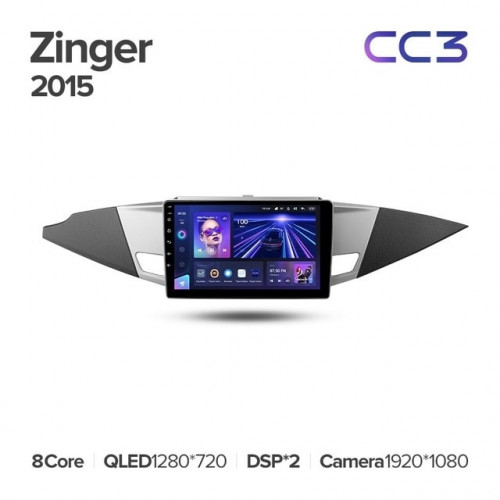 Штатная магнитола Teyes CC3 6/128 Mitsubishi Zinger 2015+