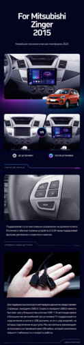 Штатная магнитола Teyes CC3 6/128 Mitsubishi Zinger 2015+