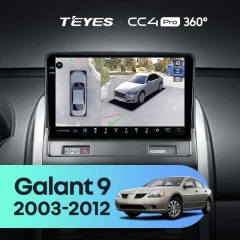 Штатная магнитола Teyes CC4 Pro 360 12/256 Mitsubishi Galant 9 (2003-2012)