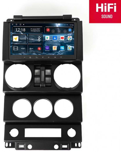 Штатная магнитола Redpower 75414 Jeep Wrangler 3-поколение JK (08.2006-07.2010) (4 двери)
