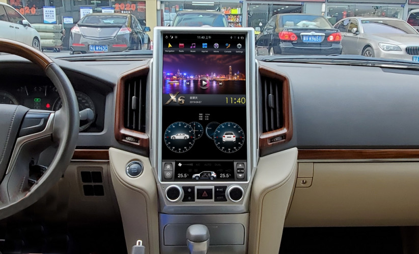 Штатная магнитола Tesla Carmedia ZF-1829H-DSP Toyota Land Cruiser 200 2015+