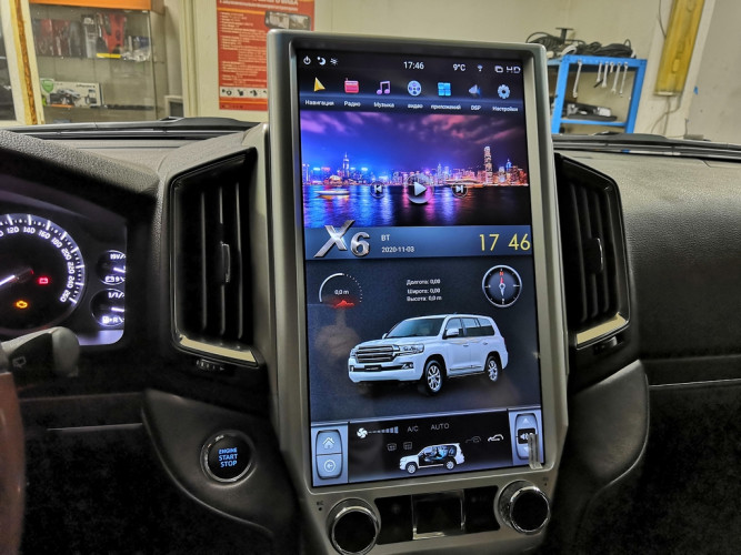 Штатная магнитола Tesla Carmedia ZF-1829H-DSP Toyota Land Cruiser 200 2015+