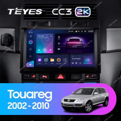 Штатная магнитола Teyes CC3 2K 360 6/128 Volkswagen Touareg GP (2002-2010) F1