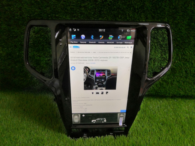 Штатная магнитола Tesla Carmedia ZF-1827B-DSP Jeep Grand Cherokee 2008-2013 черная