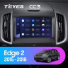 Штатная магнитола Teyes CC3 6/128 Ford Edge 2 (2015-2018) F2