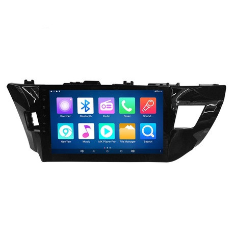 Штатная магнитола Carmedia NM-7113 Toyota Corolla E180/E170 2013+ вместо штатной рамки