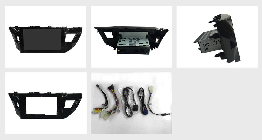 Штатная магнитола Carmedia NM-7113 Toyota Corolla E180/E170 2013+ вместо штатной рамки