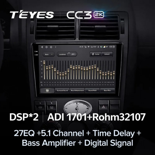 Штатная магнитола Teyes CC3 2K 4/64 Ford Mondeo 3 (2000-2007) F1