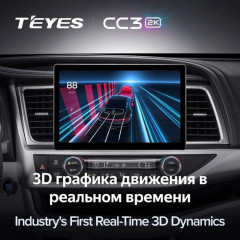 Штатная магнитола Teyes CC3 2K 4/32 Toyota Highlander 3 XU50 (2013-2018) (11")