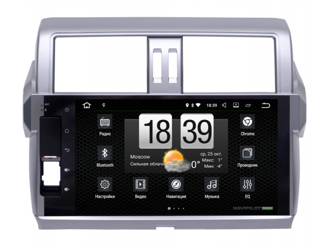 Штатная магнитола Navipilot DROID7 Toyota LC Prado 150 (2013+) 10"