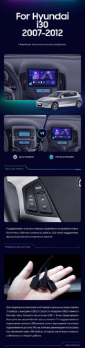Штатная магнитола Teyes CC3 6/128 Hyundai i30 1 FD (2007-2012) F2