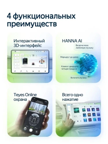 Штатная магнитола Teyes CC4L 4/64 Mercedes-Benz GL-Class (2005-2009) F3 (Матовая)