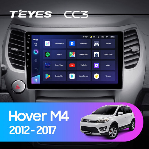 Штатная магнитола Teyes CC3 6/128 Great Wall Hover M4 (2012-2017)