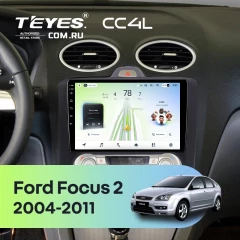 Штатная магнитола Teyes CC4L 6/64 Ford Focus 2 (2004-2011) (черная) F2