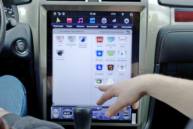 Штатная магнитола Tesla Carmedia ZF-1815-DSP Lexus GX 460 2014-2017