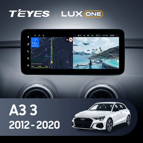 Штатная магнитола Teyes LUX ONE 360 6/128 Audi A3 3 8V (2012-2020)