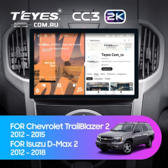 Штатная магнитола Teyes CC3 2K 4/64 Isuzu D-Max 2 (2012-2018) (11")