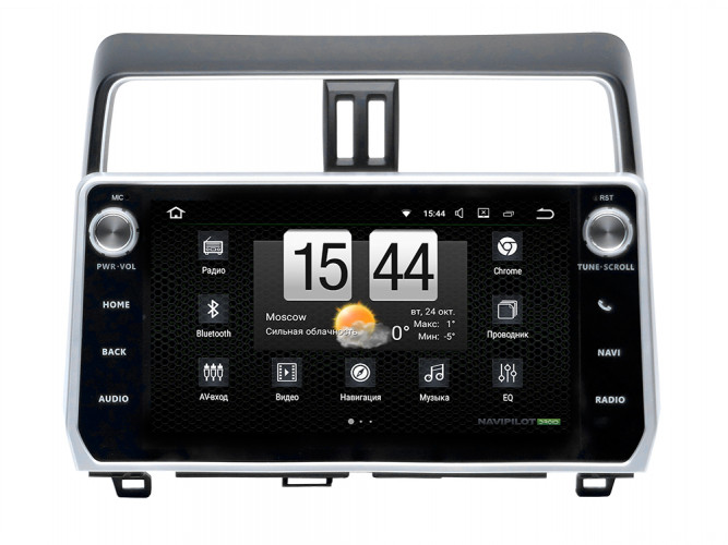 Штатная магнитола Navipilot DROID7 Toyota LC Prado 150 (2017+) 10"