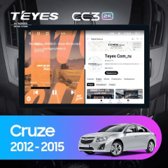 Штатная магнитола Teyes CC3 2K 4/32 Chevrolet Cruze J300 J308 (2012-2015) F3 (13")