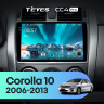 Штатная магнитола Teyes CC4 Pro 12/256 Toyota Corolla 10 E140 E150 (2006-2013) Тип-B