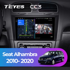 Штатная магнитола Teyes CC3 4/64 Seat Alhambra (2010-2020)