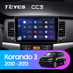 Штатная магнитола Teyes CC3 6/128 SsangYong Korando 3 (2010-2013)