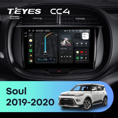 Штатная магнитола Teyes CC4 6/64 Kia Soul (2019-2020)
