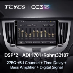 Штатная магнитола Teyes CC3 2K 4/32 Chery M11 A3 (2008-2015)