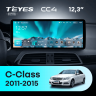 Штатная магнитола Teyes CC4 12.3" 6/64 Mercedes-Benz C-Class W204 C204 S204 (NTG 4.5) (2011-2015) Universal