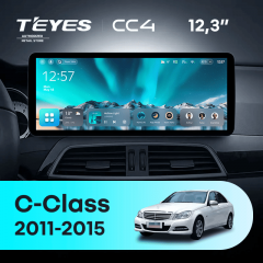 Штатная магнитола Teyes CC4 12.3" 6/64 Mercedes-Benz C-Class W204 C204 S204 (NTG 4.5) (2011-2015) Universal
