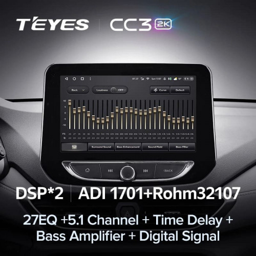 Штатная магнитола Teyes CC3 2K 6/128 Chevrolet Orlando 2 (2018-2023)