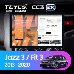 Штатная магнитола Teyes CC3 2K 6/128 Honda Jazz 3 (2015-2020) Тип-B (13")