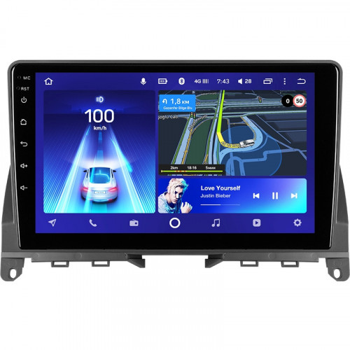 Переходная рамка Mercedes-Benz C-Class 3 W204 S204 (2006-2011) (9")