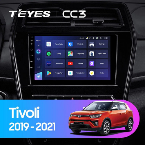Штатная магнитола Teyes CC3 6/128 SsangYong Tivoli (2019-2023)