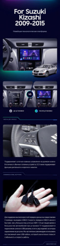 Штатная магнитола Teyes CC3 6/128 Suzuki Kizashi (2009-2015)