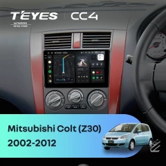 Штатная магнитола Teyes CC4 8/128 Mitsubishi Colt (Z30) (2002-2012) Правый руль