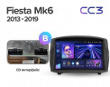 Штатная магнитола Teyes CC3 6/128 Ford Fiesta Mk 6 (2008-2019) F2 Тип-В