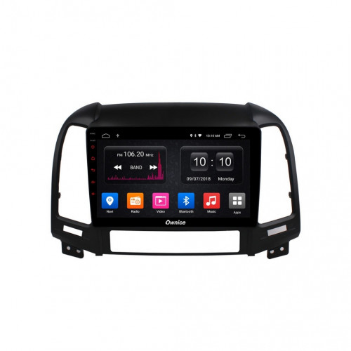 Штатная магнитола Carmedia OL-9717-Q Hyundai Santa Fe 2010-2012 (Рамка 3 И 4 Кнопки)