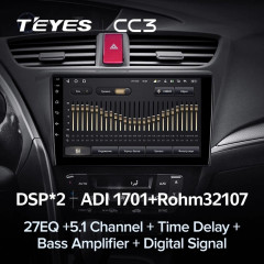 Штатная магнитола Teyes CC3 4/32 Honda Civic 9 FK FB (2012-2017)